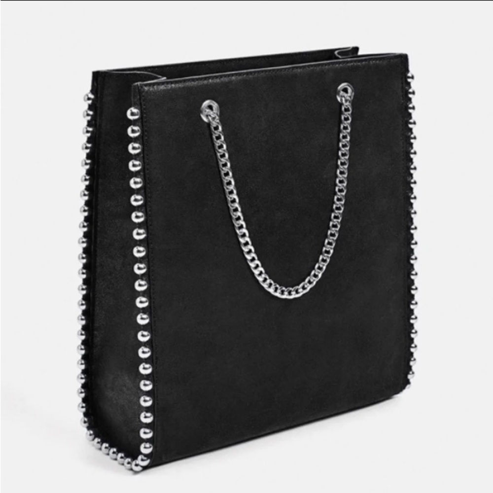 Zara studded tote bag